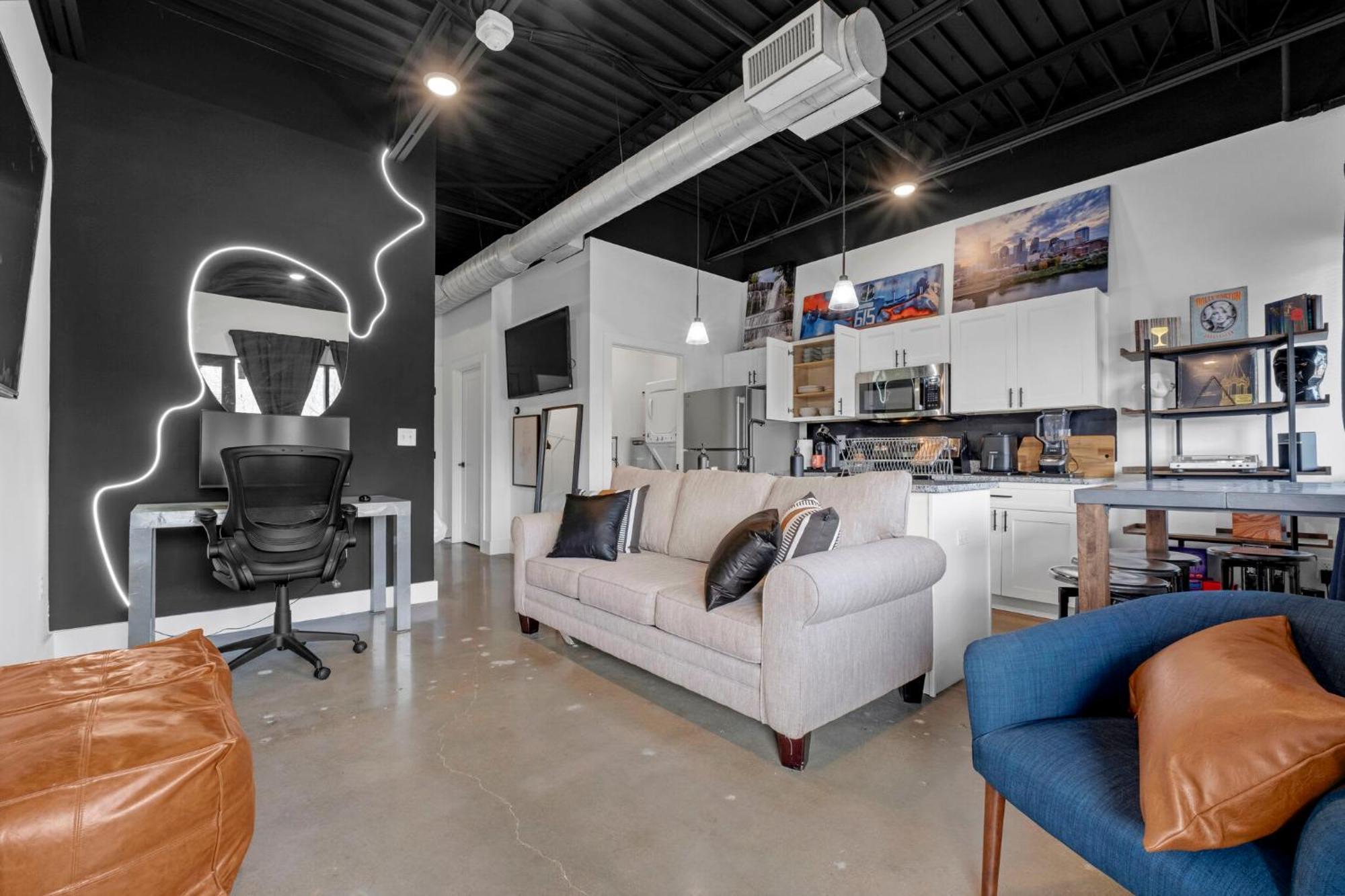 New Studio Sleeps 4 - 7 Mins To Dwtn Nashville Exterior foto